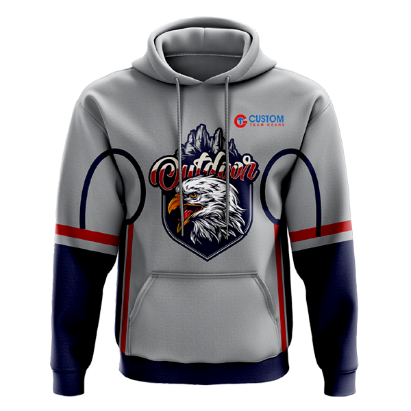 CUSTOM GREY AND BLUE PLAYER SUBLIMATED HOODIES – Welcome